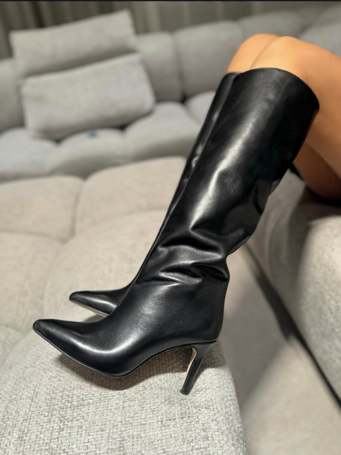 Stivale Lia Diva Pelle Nero