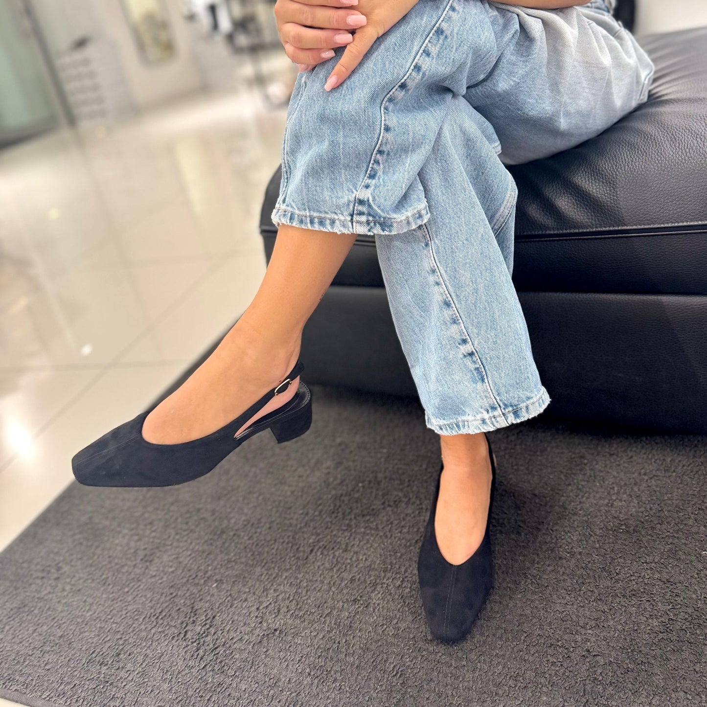 Slingback Sofia Black
