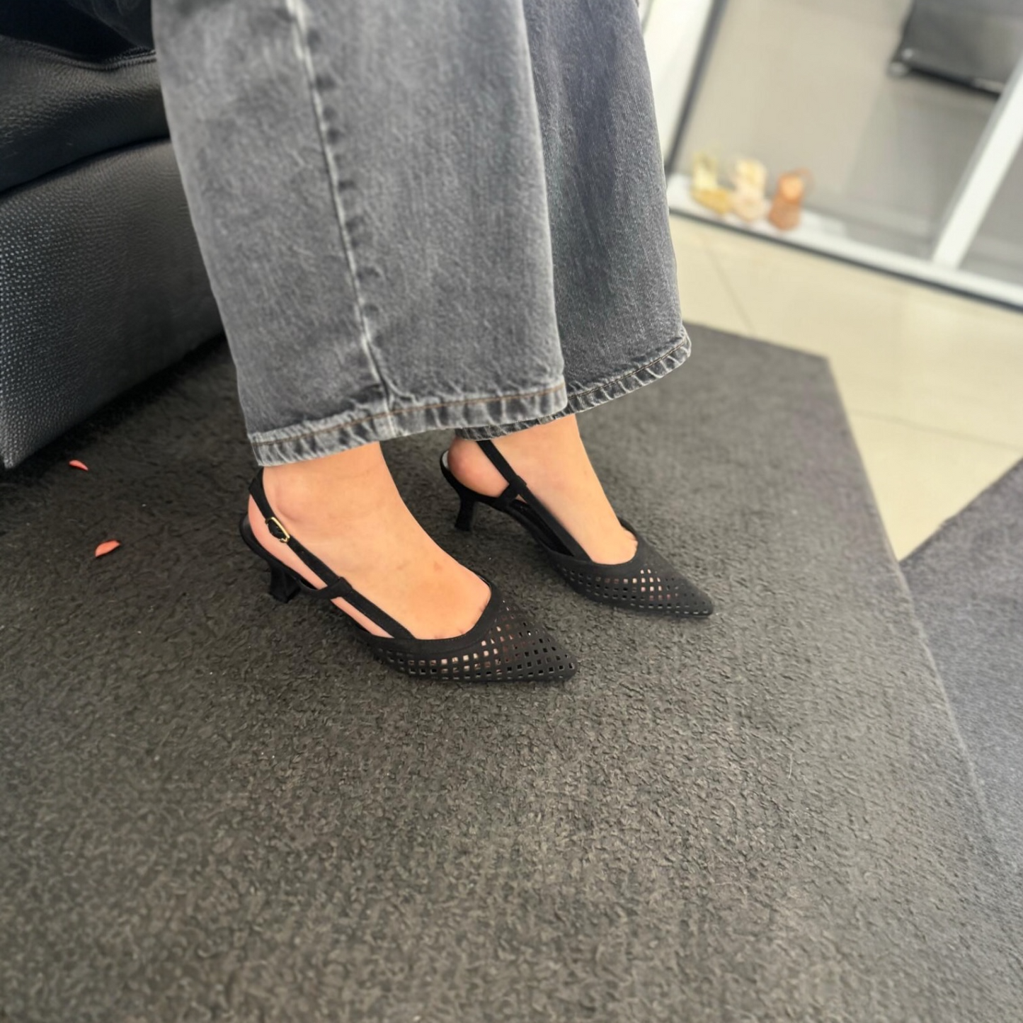 Slingback Susy Black