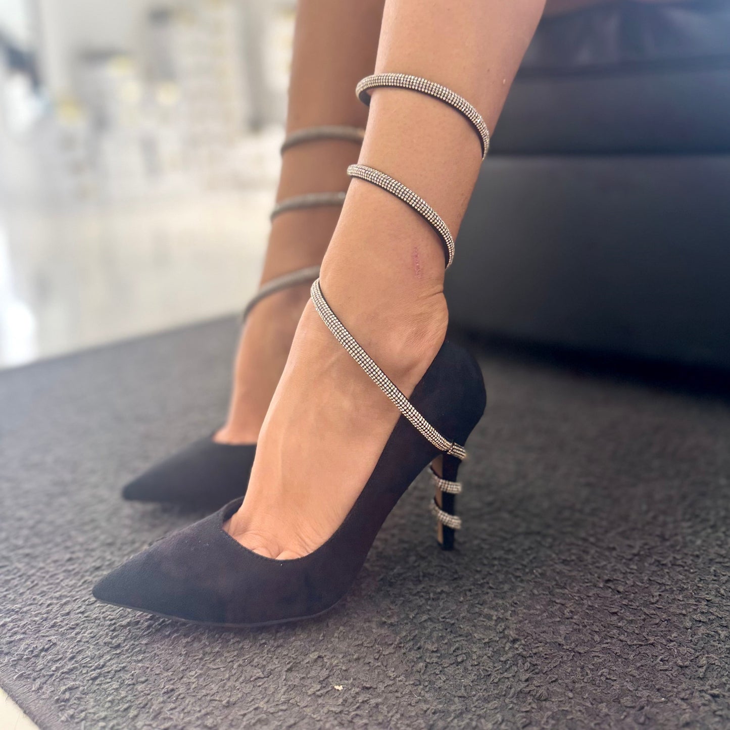 Decolletè Kharisma 3682 Soft Nero/Platino