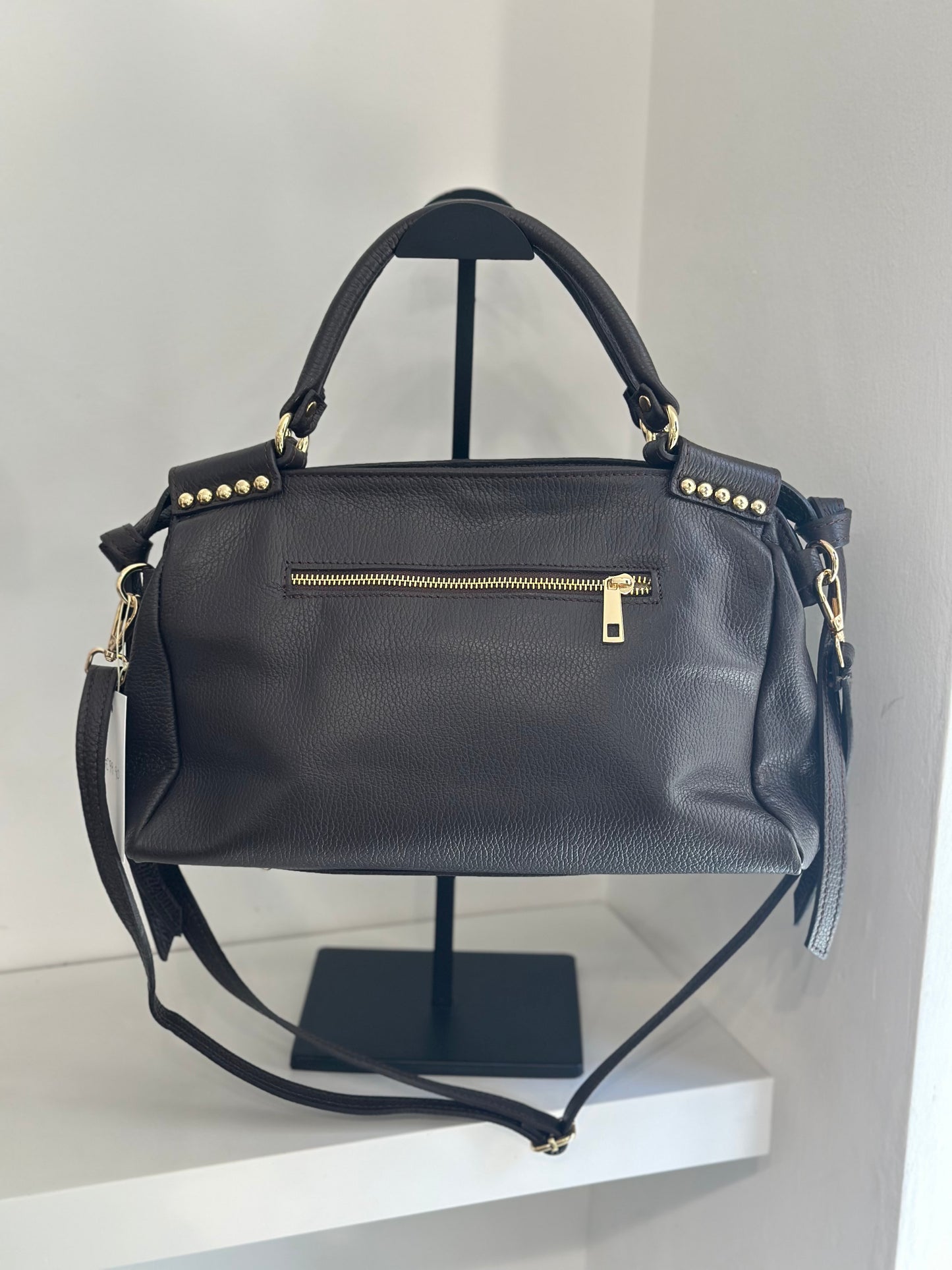 Borsa Gemma Pelle Testa di Moro