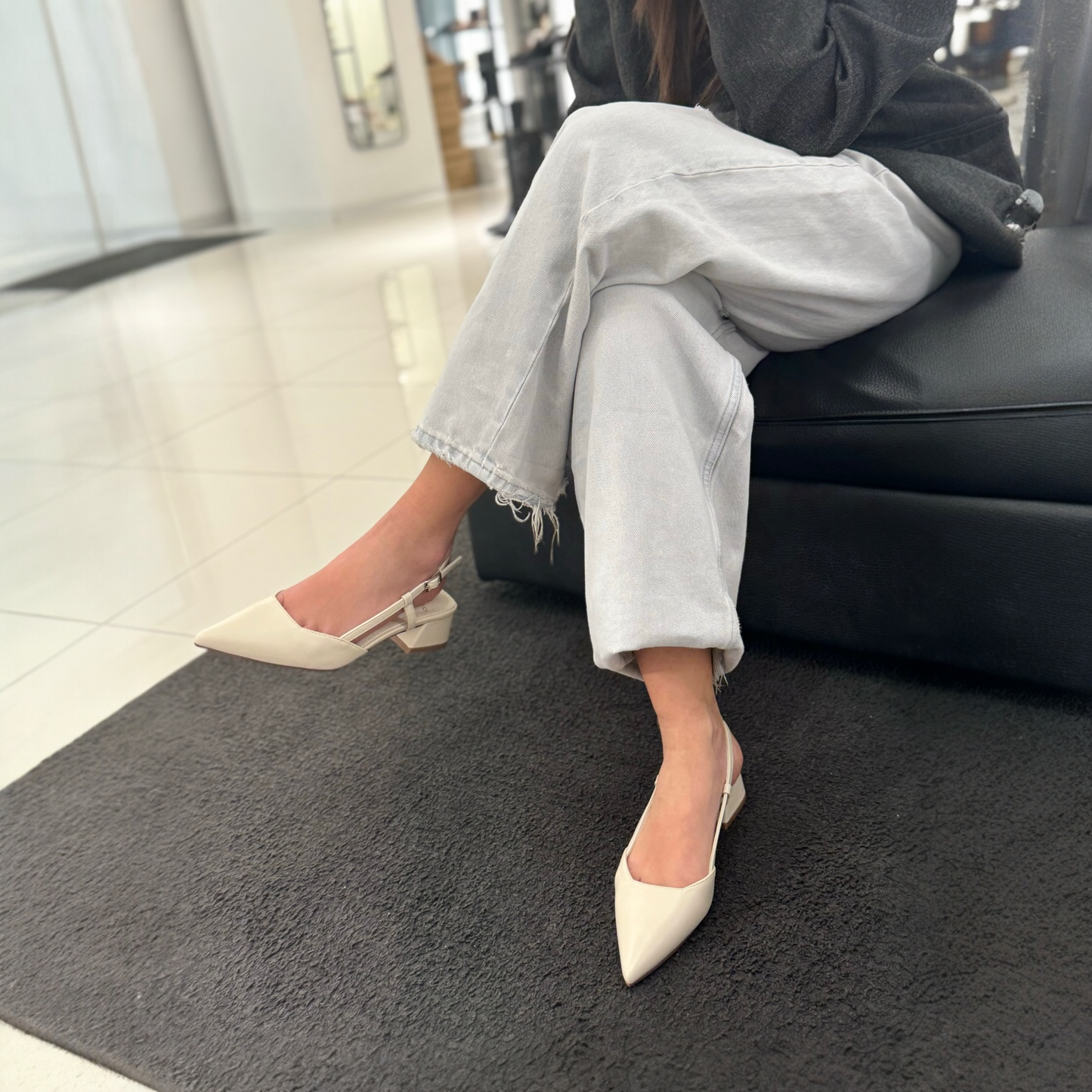Slingback Anita Beige