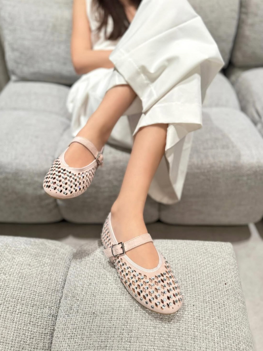 Ballerina Dafne Pink con Strass