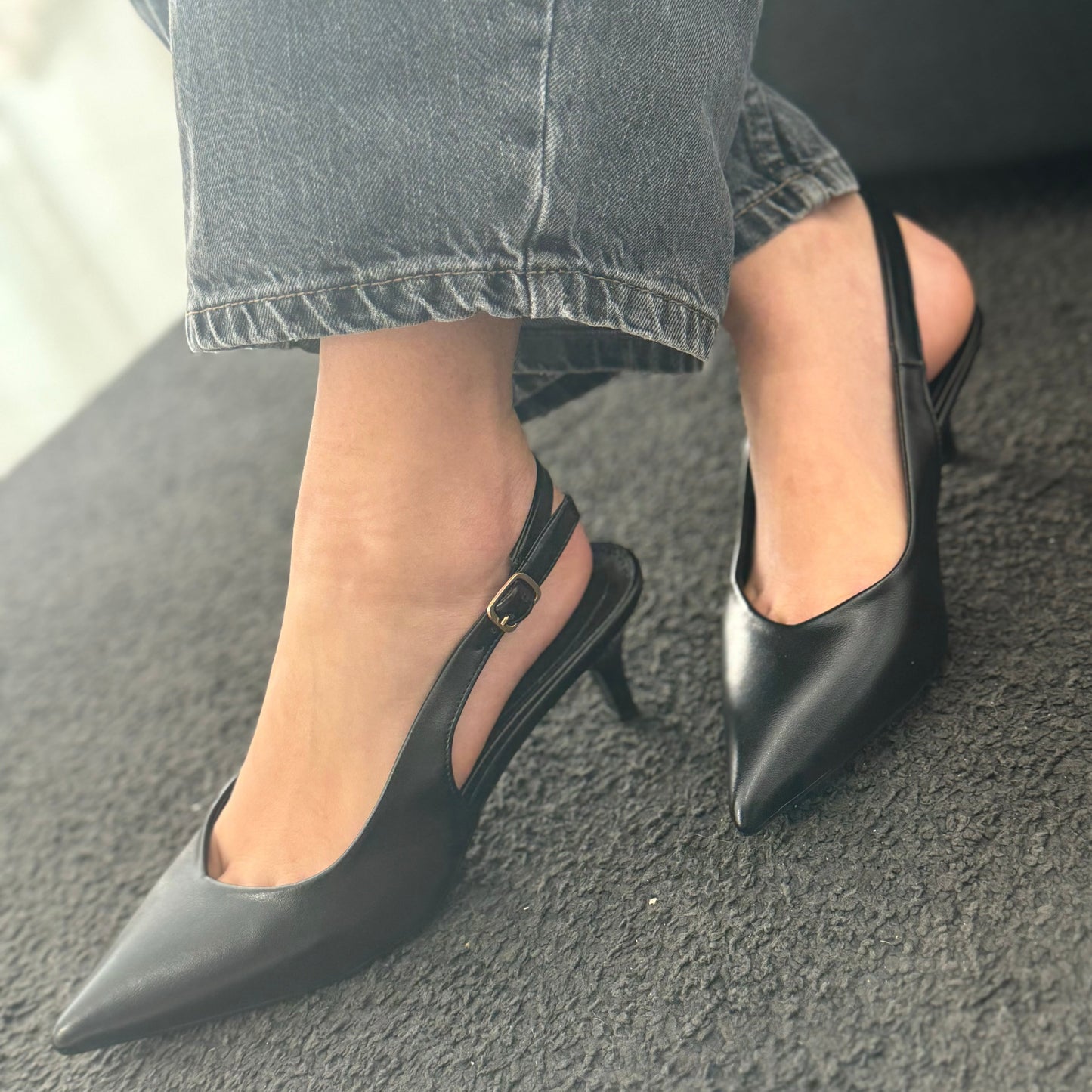 Slingback Ariel Black