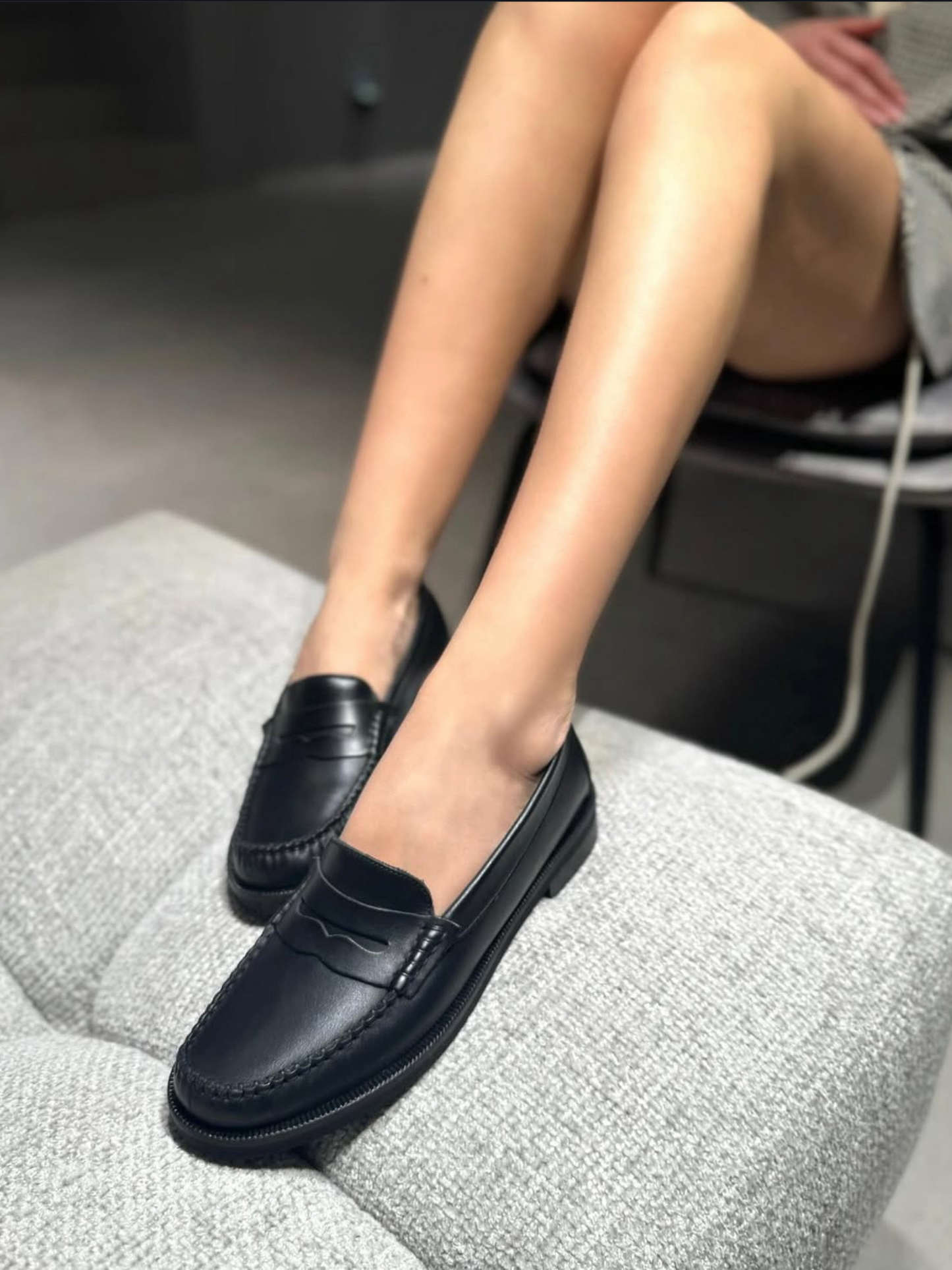 Mocassino Anami Vera Pelle Black