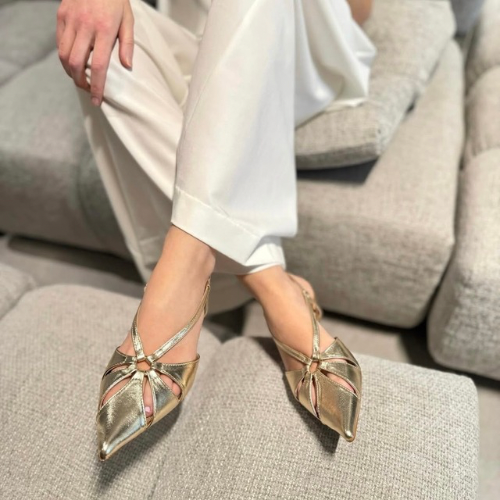 Slingback Aurora Gold