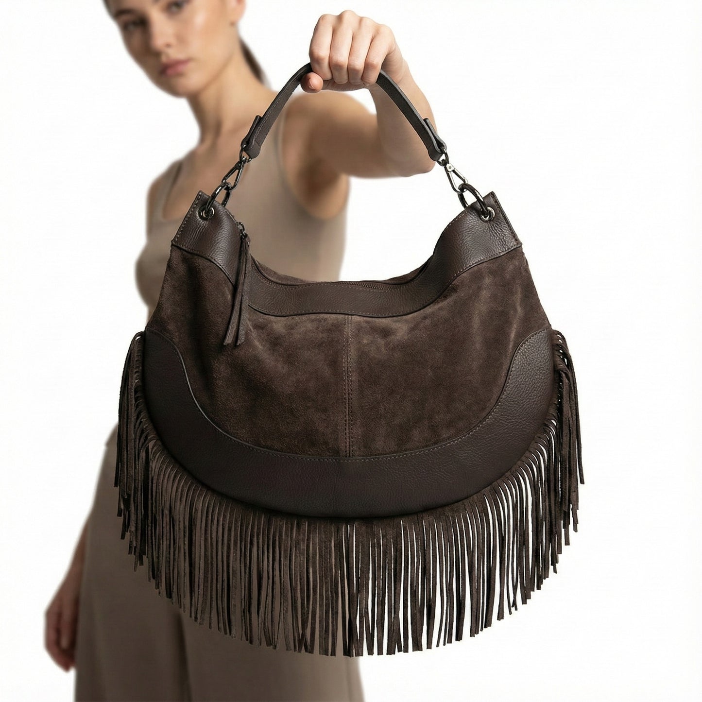 Borsa Alessandra Vero Camoscio Brown