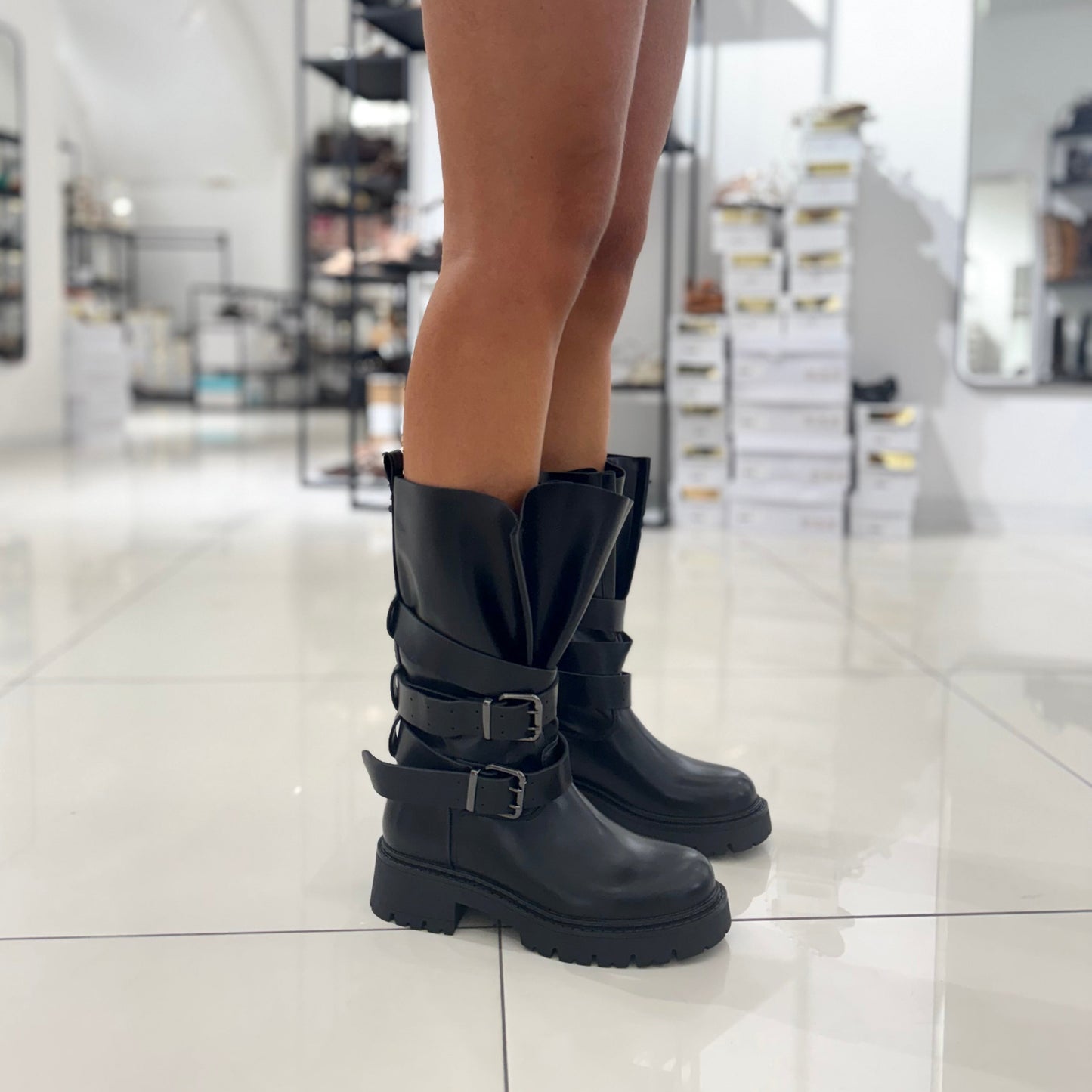 Biker Miu Basso Black