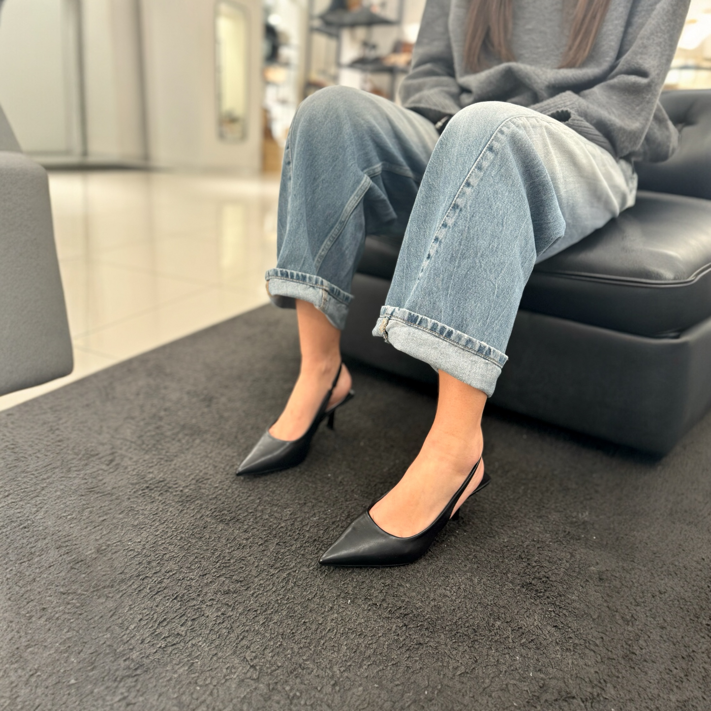 Slingback Moana Black