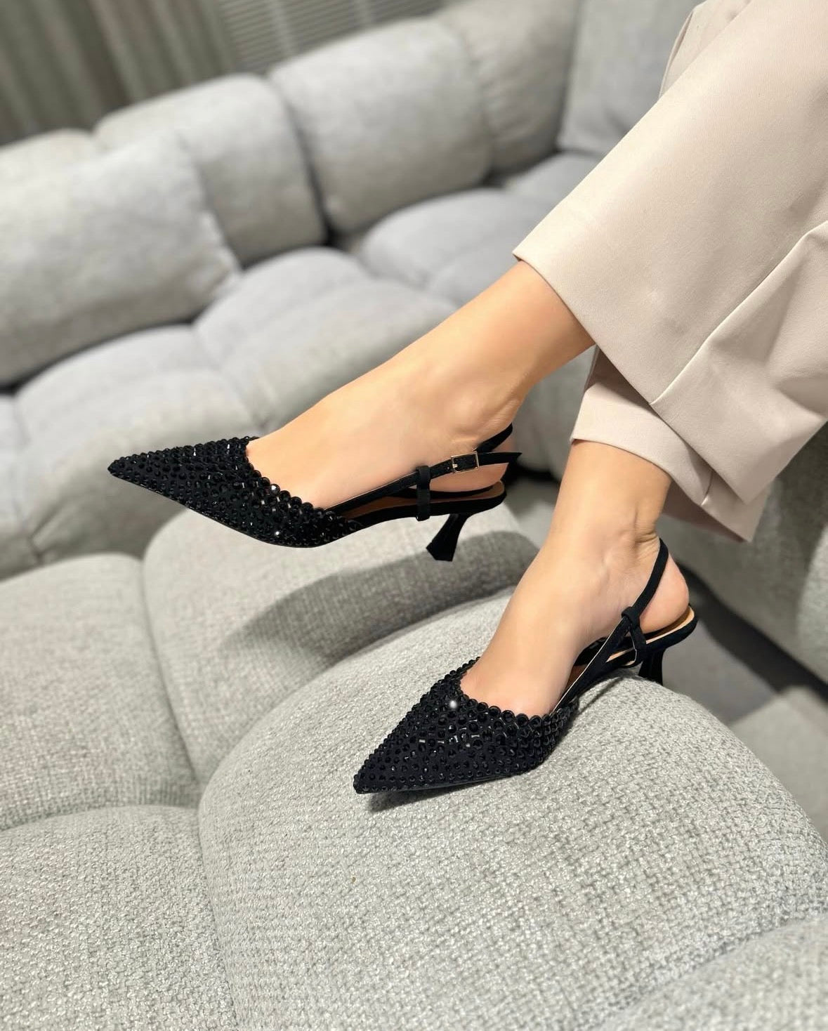 Slingback Vera Black