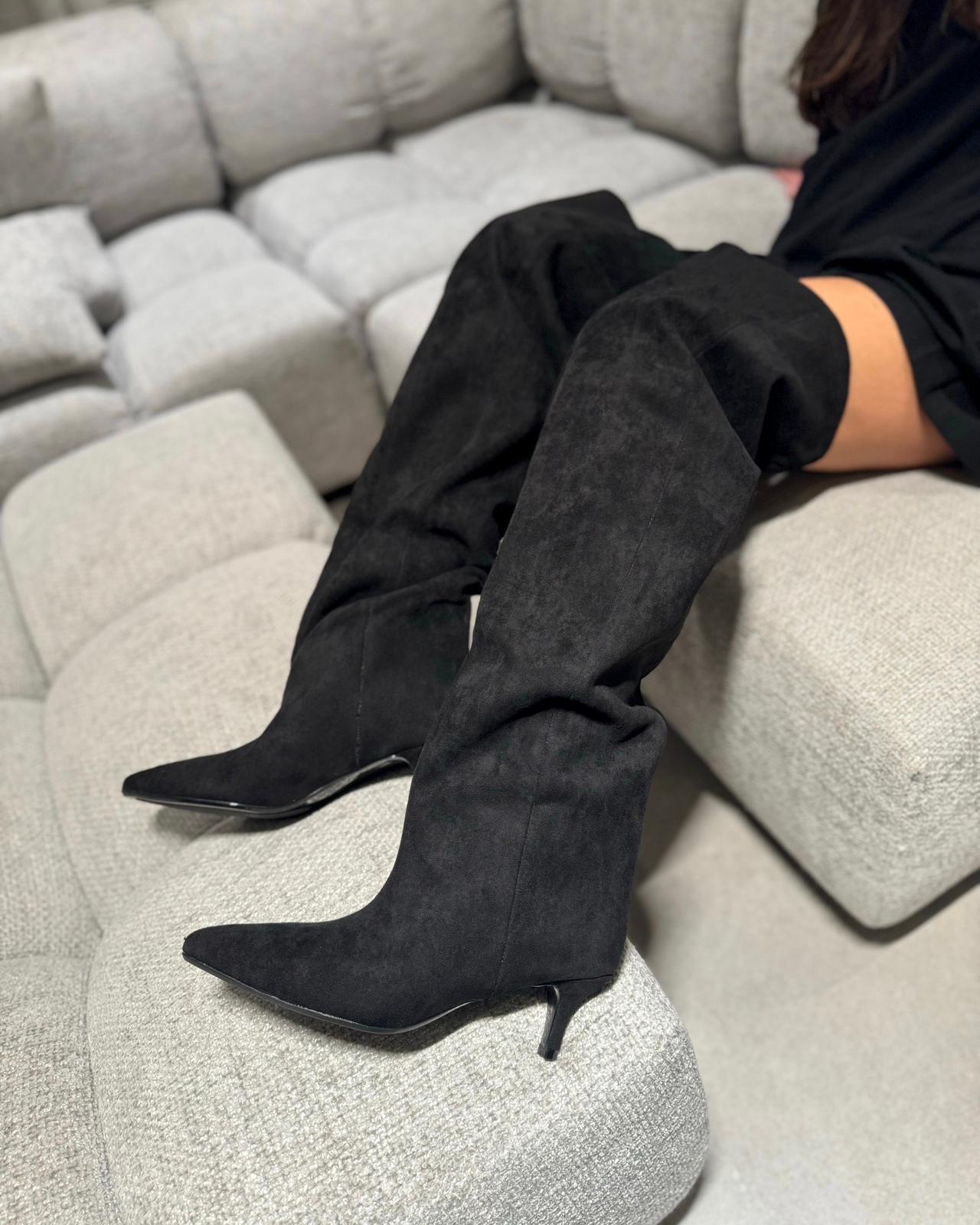 Stivale Rasha Camoscio Black