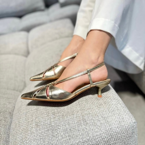 Slingback Aurora Gold