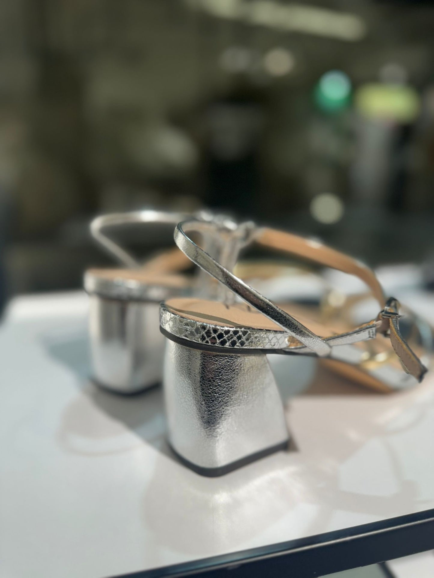 Sandali Azarey G077 Silver-Multicolor