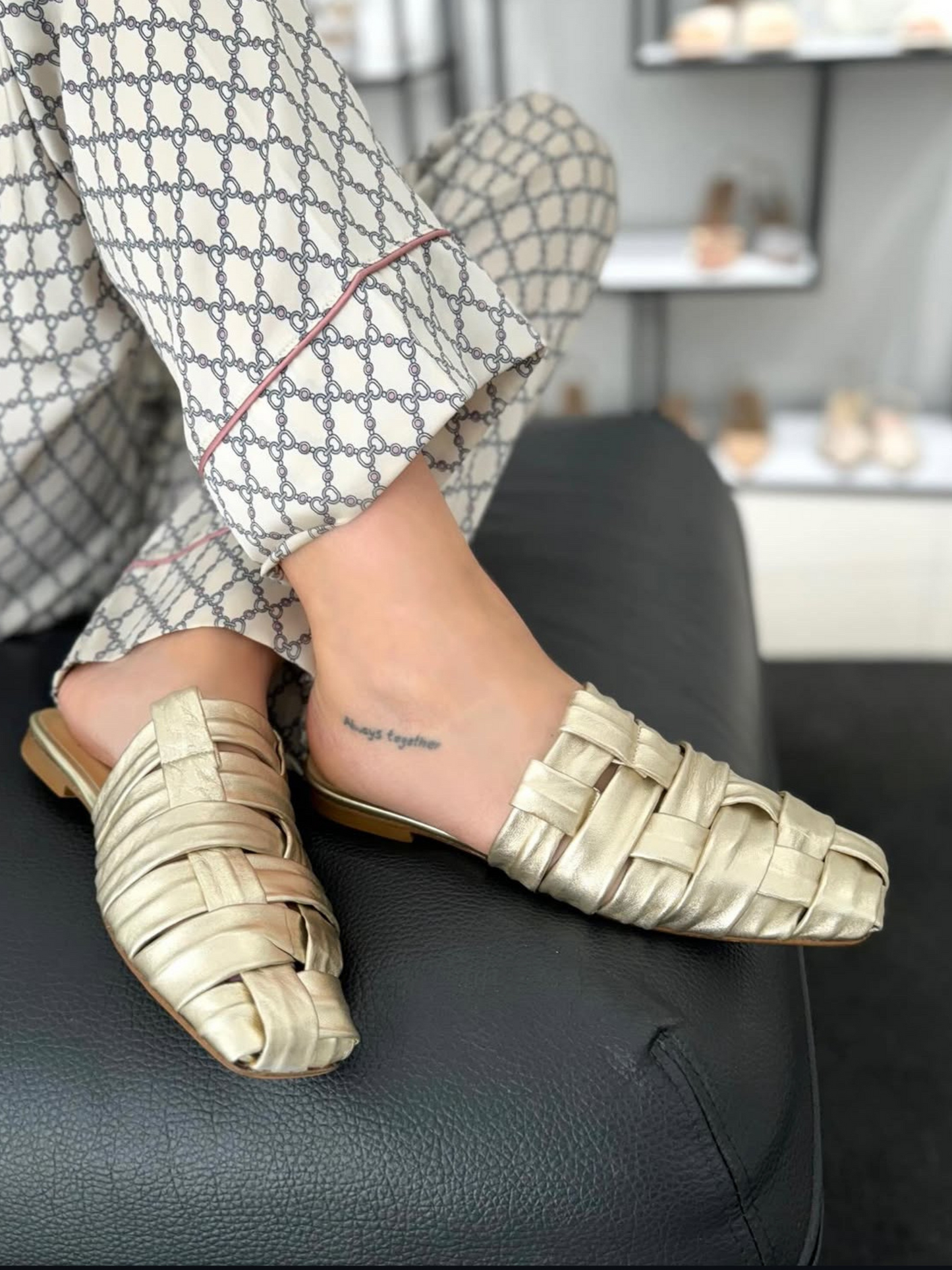 Sabot Bassi Ovyè Nappa Platino