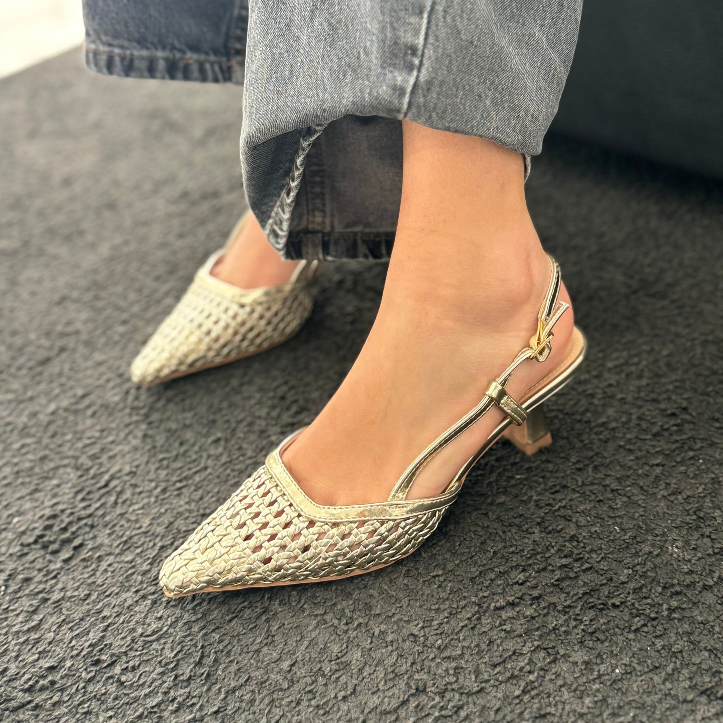 Slingback Margherita Gold