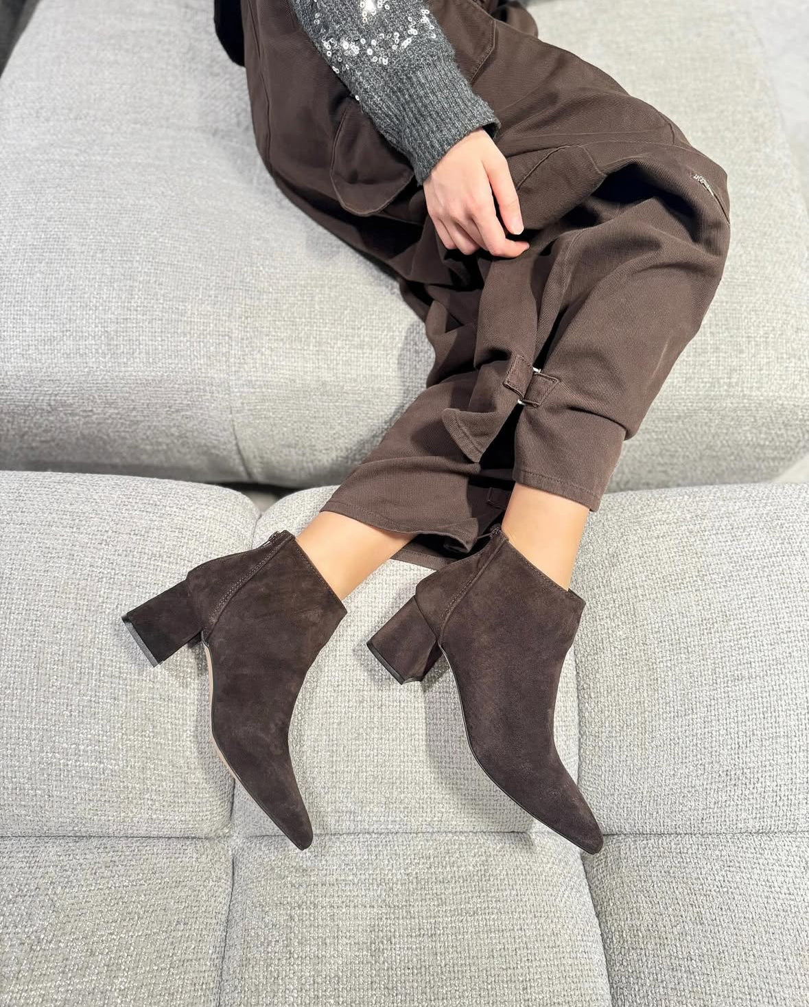 Stivaletto Lia Diva Vero Camoscio TDM