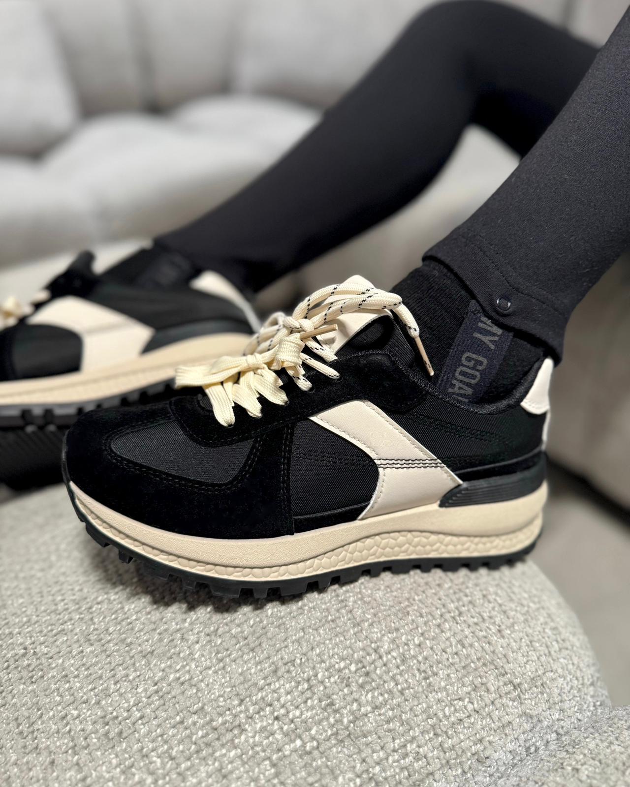 Sneakers Lara Black-Panna