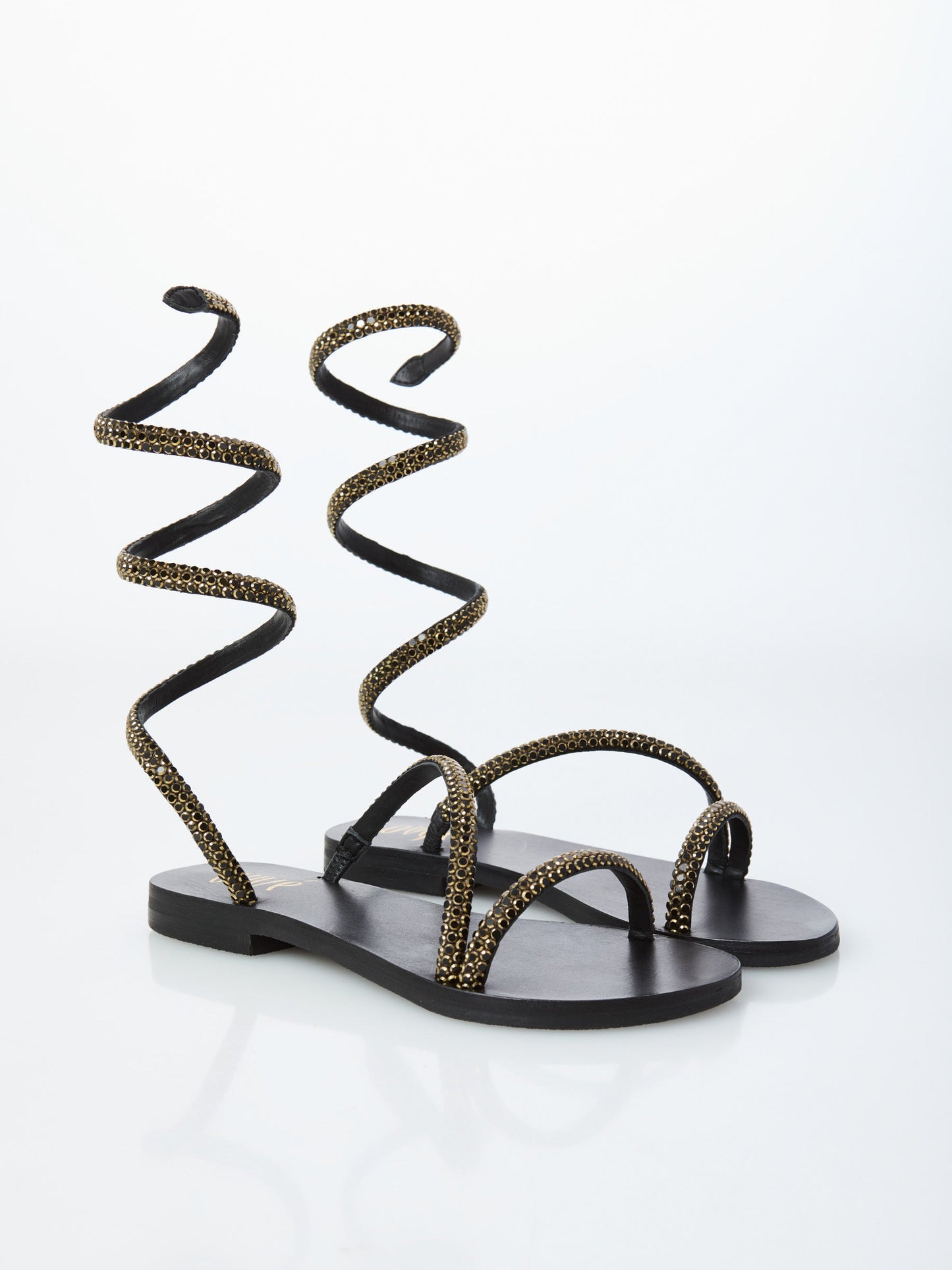 Sandali Bassi Snake Ovyè Black