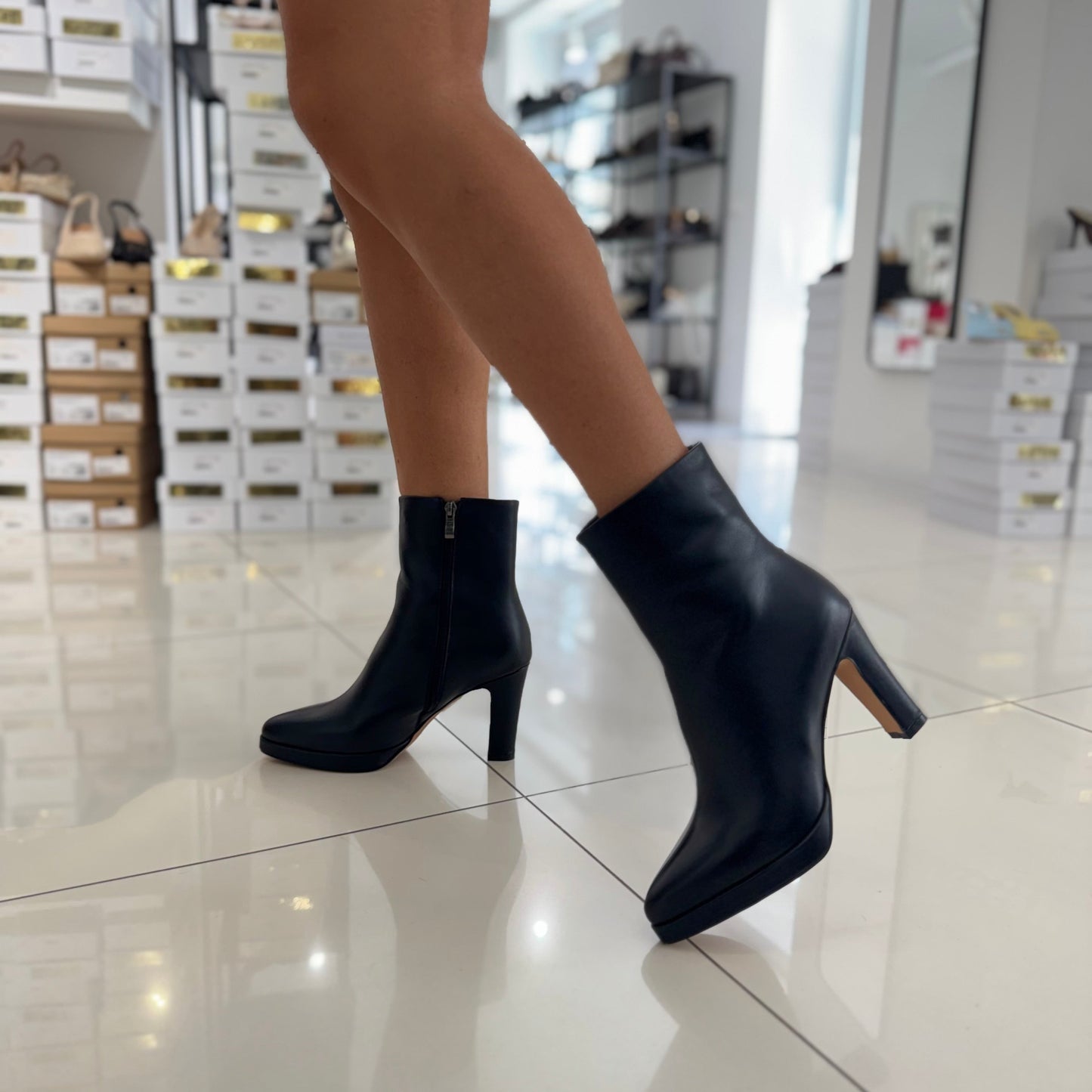 Stivaletto Nora NewYork Vitello Nero