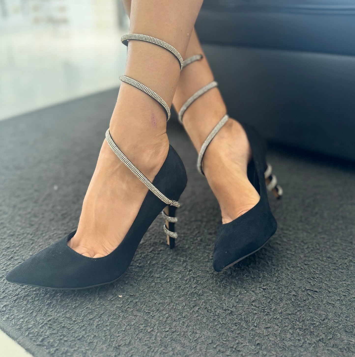 Decolletè Kharisma 3682 Soft Nero/Platino