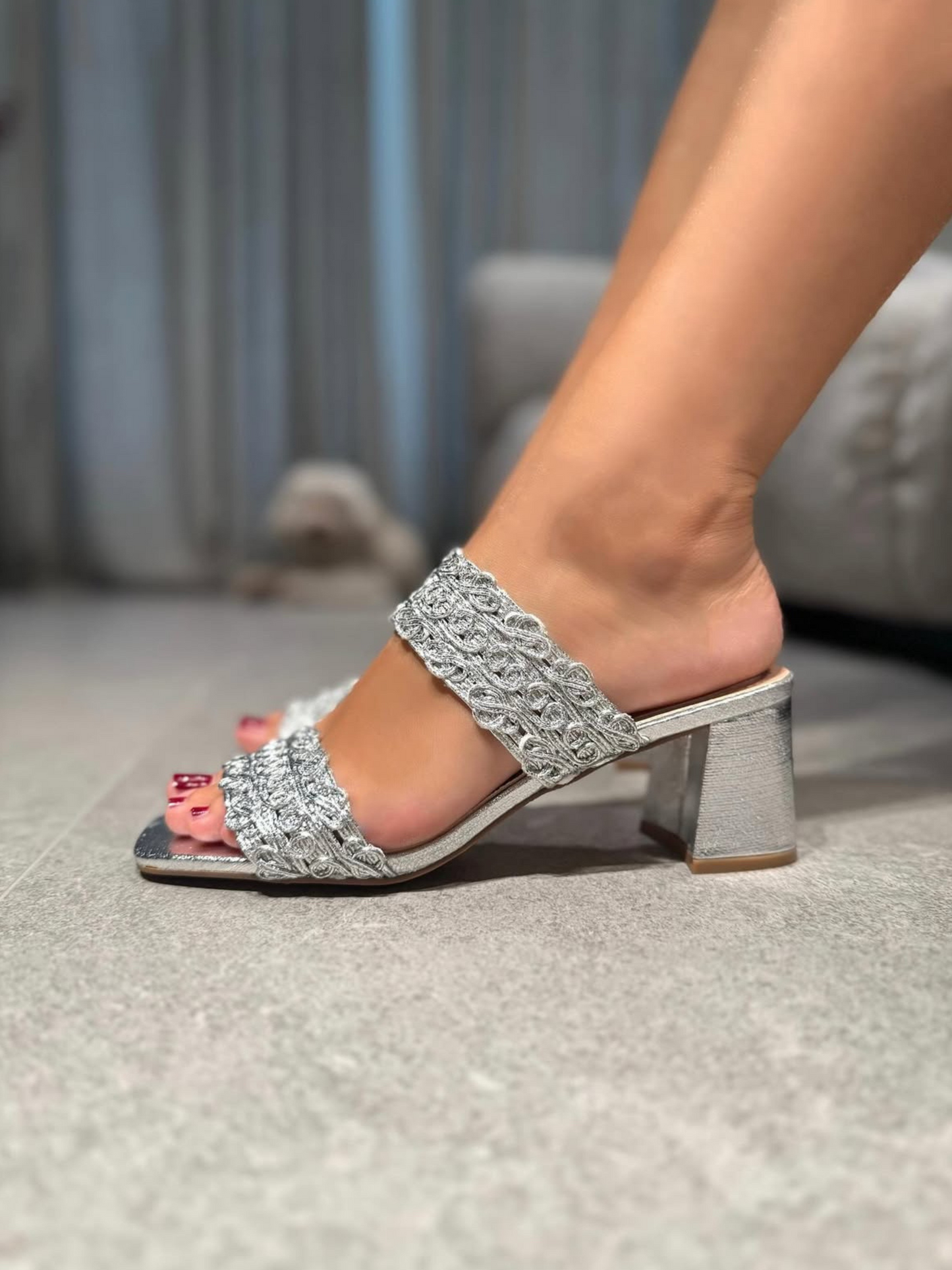 Sandali Francesca Silver