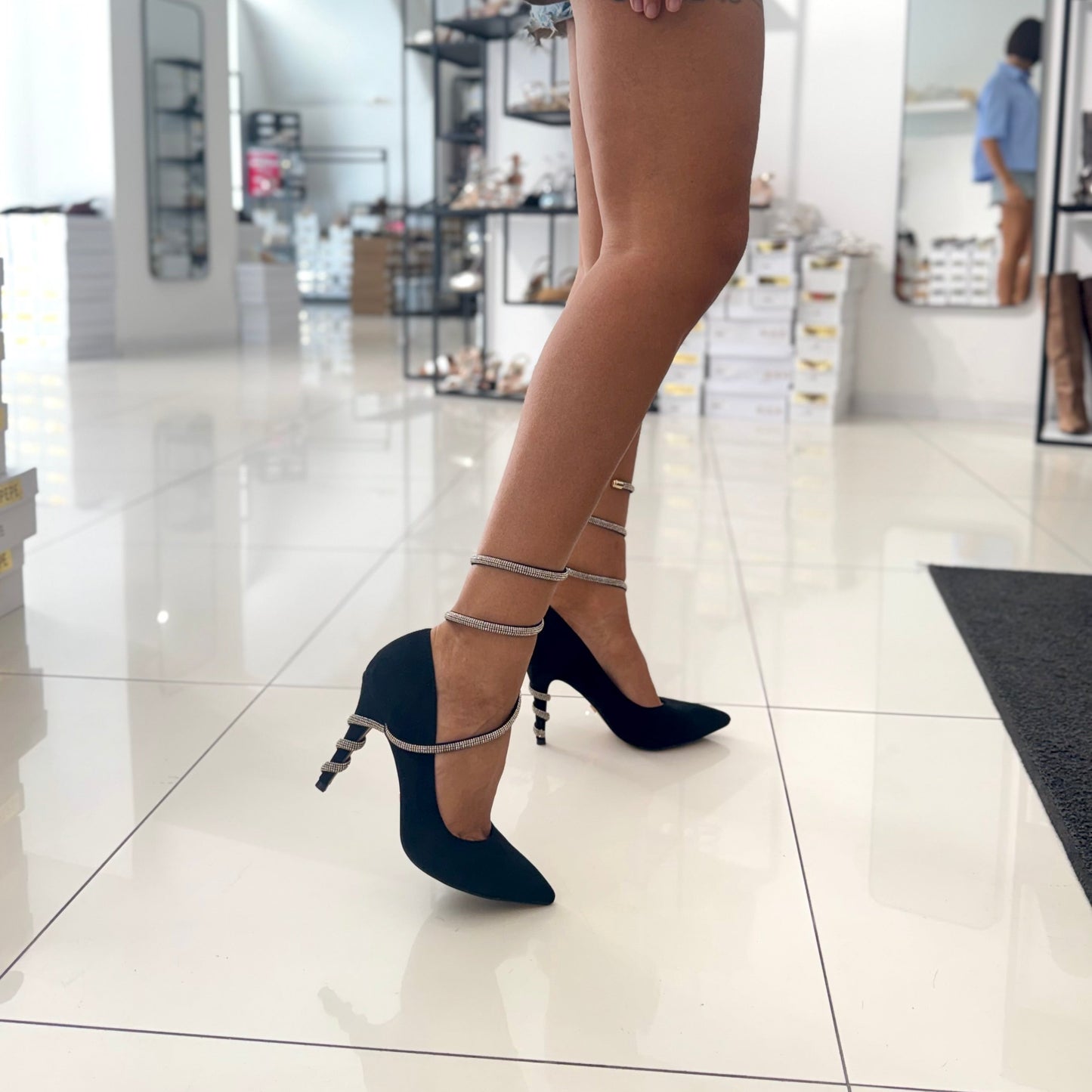 Decolletè Kharisma 3682 Soft Nero/Platino